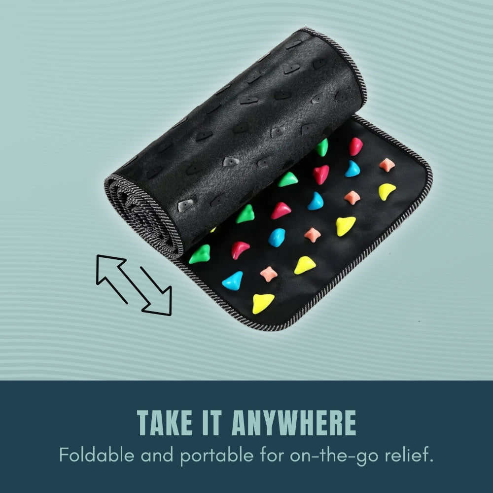 Pebble-style massage walking mat