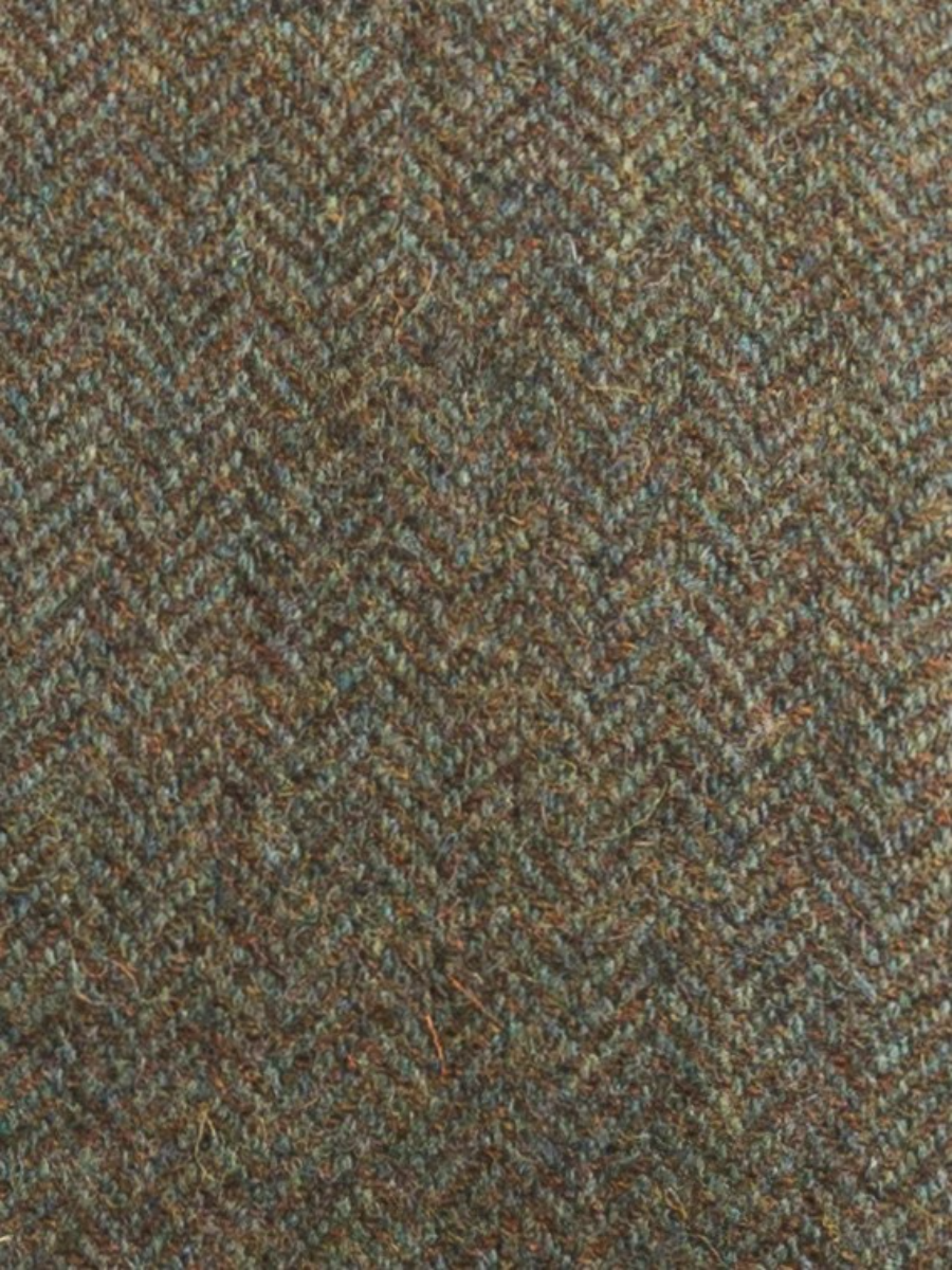 Women's Moss Green Tweed Cape Coat