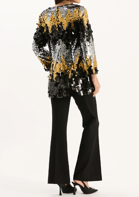 Sparkle Sequin Tunic Top