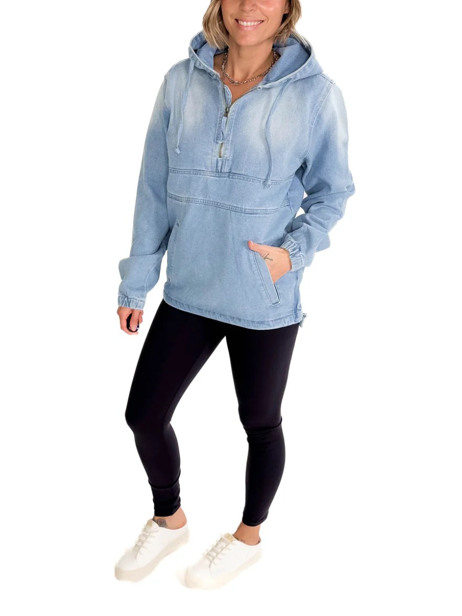 Bex Denim Hoodie Jacket