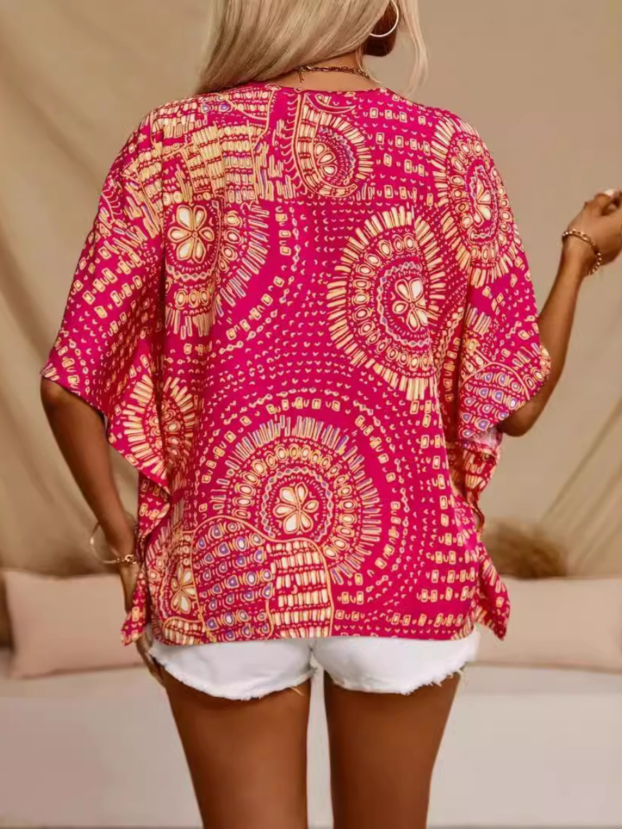 Women's Elegant Batwing Blouse