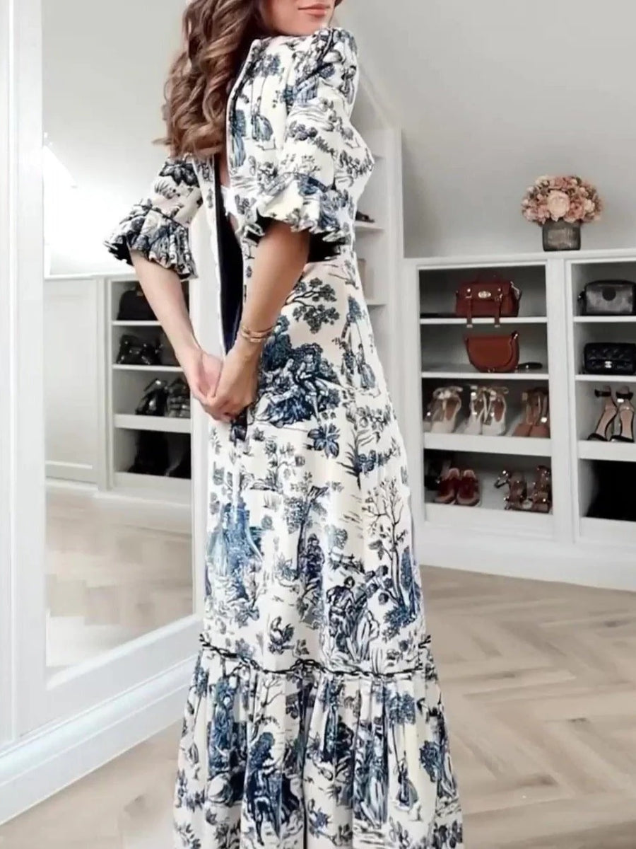Fine China Maxi Dress
