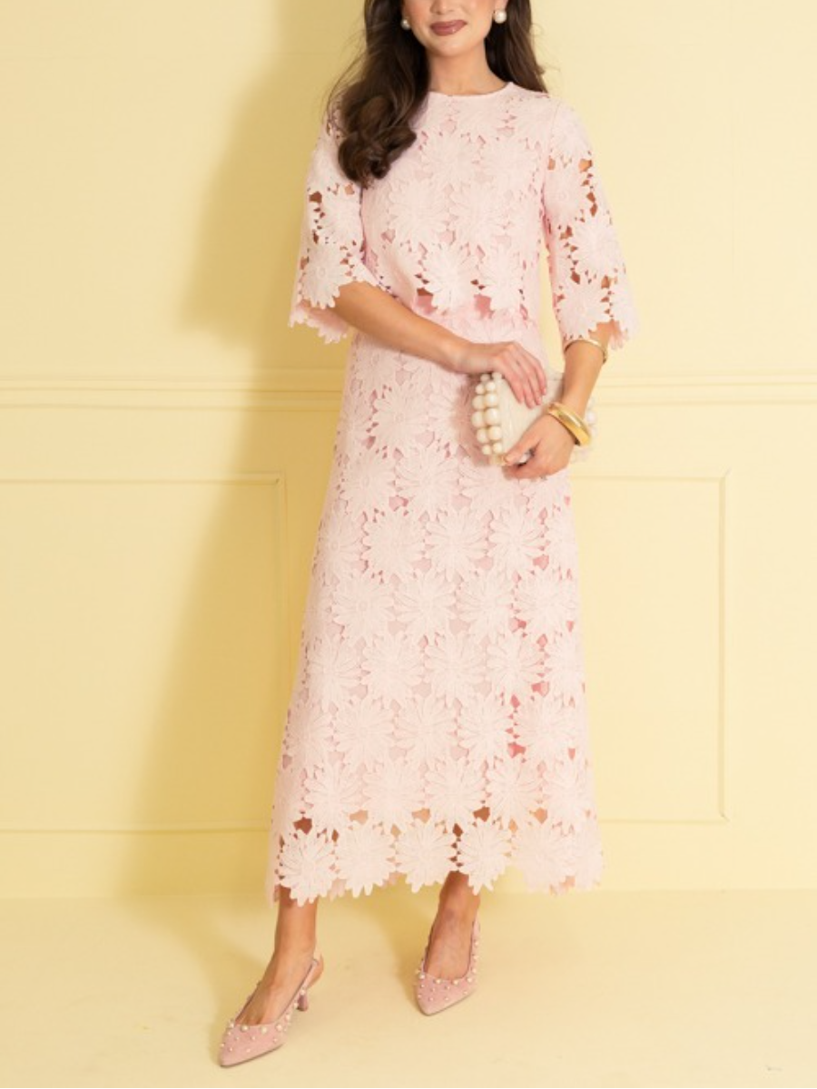 Gorgeous Lace Set Dress