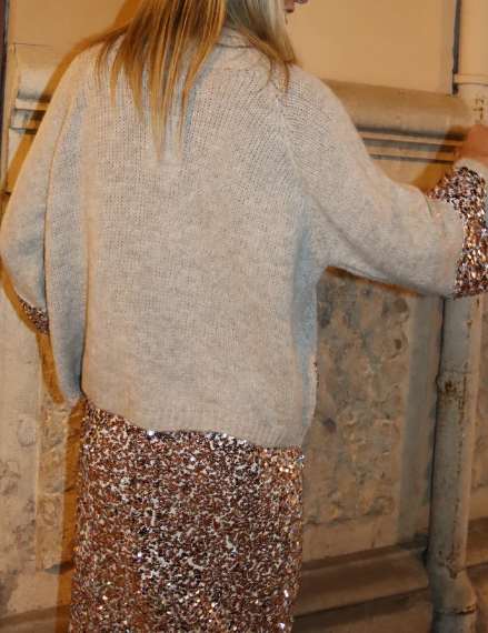 Knit Sequin Holiday 2pc Set