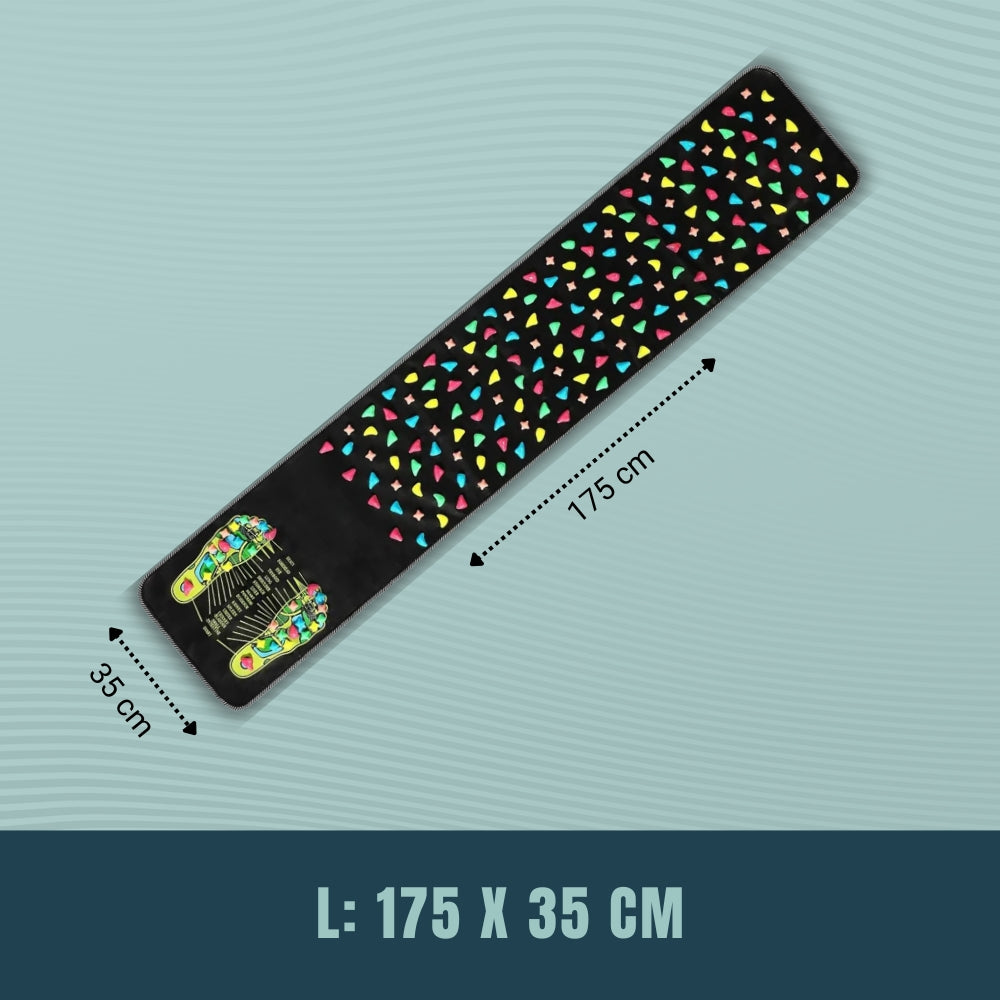 Pebble-style massage walking mat