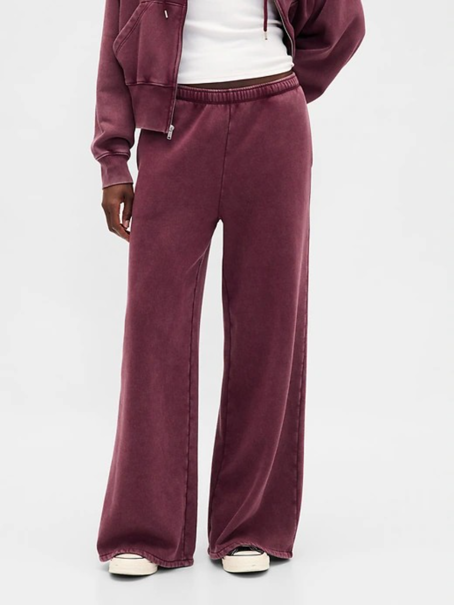 Vintage Soft Baggy Wide-Leg Sweatpants