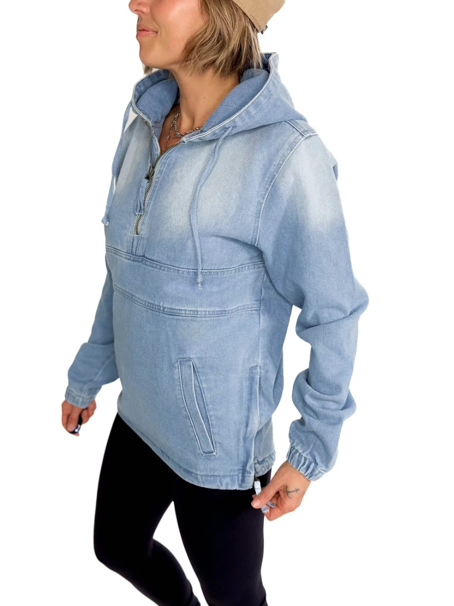 Bex Denim Hoodie Jacket