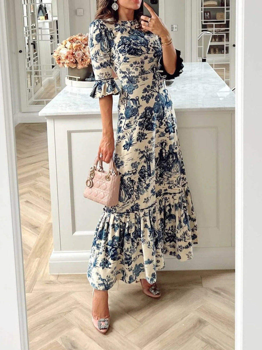 Fine China Maxi Dress